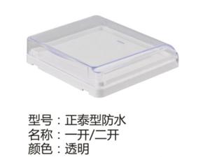 正泰型防水一开二开透明
